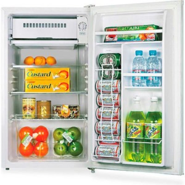 Lorell Lorel®l LLR72312, Compact Refrigerator 3.3 Cu.Ft. White 72312